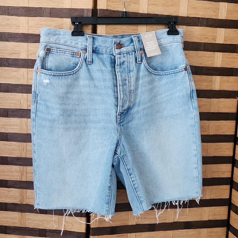 NWT!  Madewell button down Baggy Bermuda